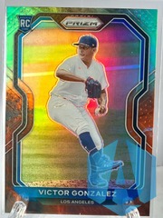 2021 Panini Prizm Cosmic Haze Prizms RC #17 Victor Gonzalez Dodgers
